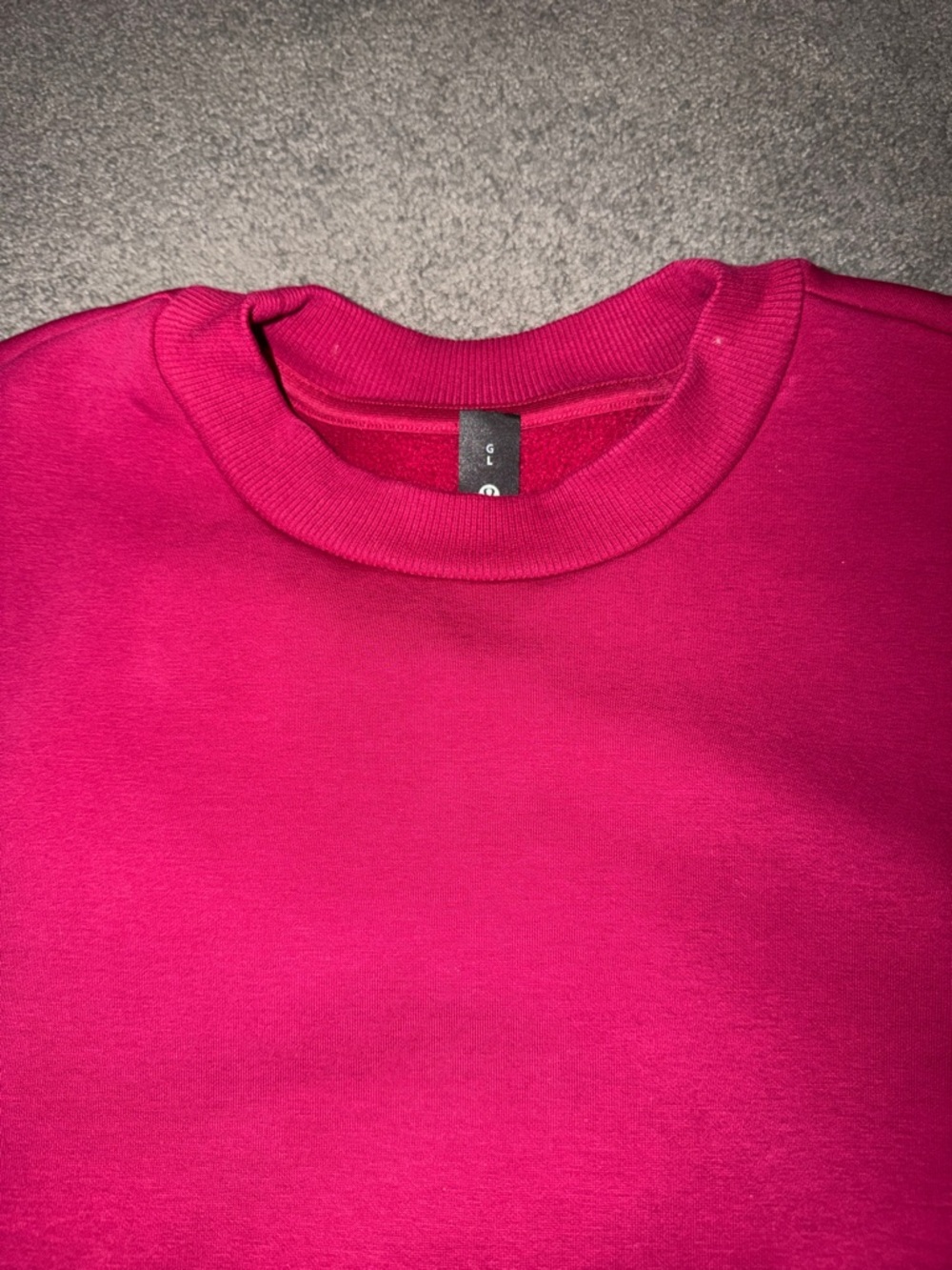 NWOT Lululemon Men’s Big Cozy Crew in Berry Rumble Large - Picture 7 of 13